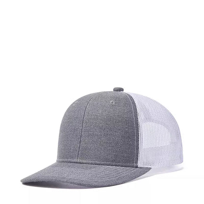 Basic Trucker Snapback Cap - Minimalist Casual Trucker Style Hat For Everyday Use
