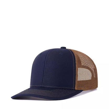 Basic Trucker Snapback Cap - Minimalist Casual Trucker Style Hat For Everyday Use