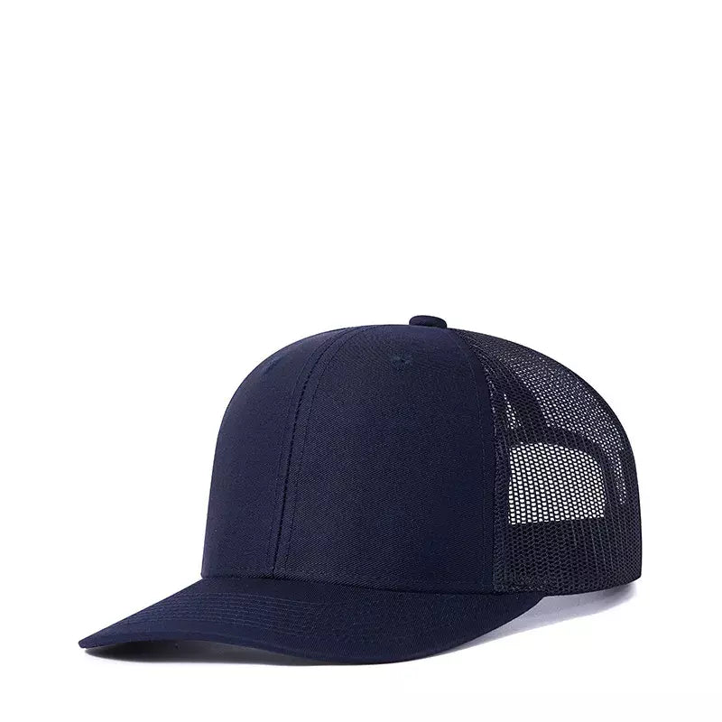 Basic Trucker Snapback Cap - Minimalist Casual Trucker Style Hat For Everyday Use
