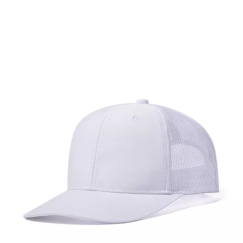 Basic Trucker Snapback Cap - Minimalist Casual Trucker Style Hat For Everyday Use