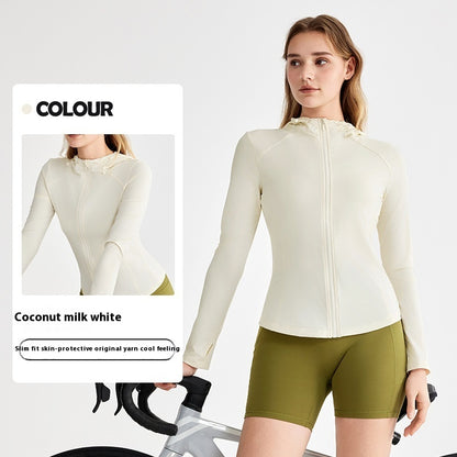 Women’s Slim Fit UV Protection Hooded Jacket NZ | Lightweight Sun Protection with Thumb Holes