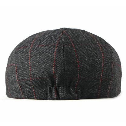 Women’s Wool Octagonal Painter Hat – Stylish Autumn/Winter Beret | Adjustable Fit - Urban Caps 