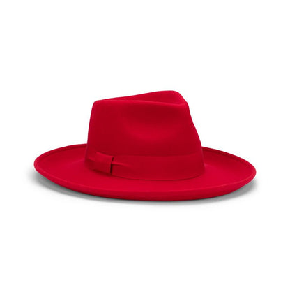 Bennett Wide Brim Crushable Hat in Australian Wool Felt with Water Repellent Finish - Urban Caps