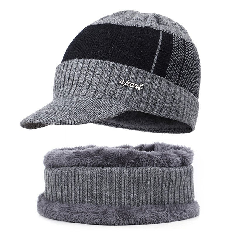 Bib Autumn And Winter Plus Velvet Hat - Urban Caps