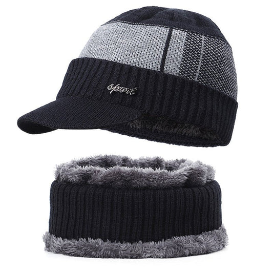 Bib Autumn And Winter Plus Velvet Hat - Urban Caps