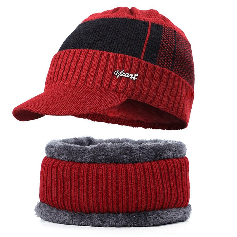 Bib Autumn And Winter Plus Velvet Hat - Urban Caps