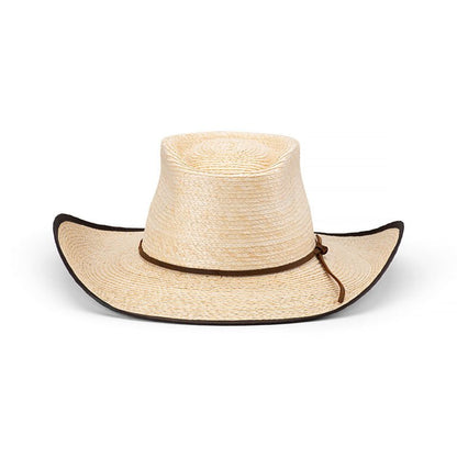 Billabong Bound Palm Straw Camp Drafter Hat with Bound Edge Brim and Suede Trim - Urban Caps