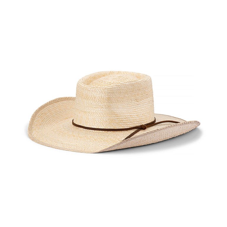 Billabong Palm Straw Camp Drafter Hat with Wide Brim and Suede Trim - Urban Caps