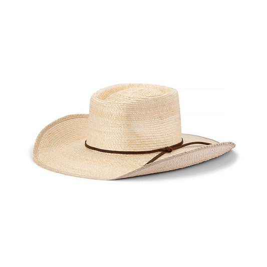 Billabong Palm Straw Camp Drafter Hat with Wide Brim and Suede Trim - Urban Caps