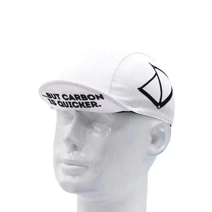 Casual Black And White Cycling Cap Lightweight Moisture Wicking Headwear