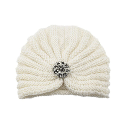 Boho Beaded Knit Hat – Woolen Cap with Round Bead Accessories - Urban Caps