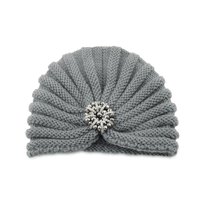 Boho Beaded Knit Hat – Woolen Cap with Round Bead Accessories - Urban Caps
