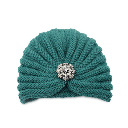 Boho Beaded Knit Hat – Woolen Cap with Round Bead Accessories - Urban Caps