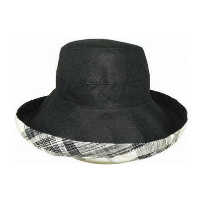 Breton Hat – 100% Hemp with Check Underside - Urban Caps
