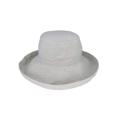 Breton Style Hemp Sun Hat with Wide Turned Brim and Adjustable Fit - Urban Caps