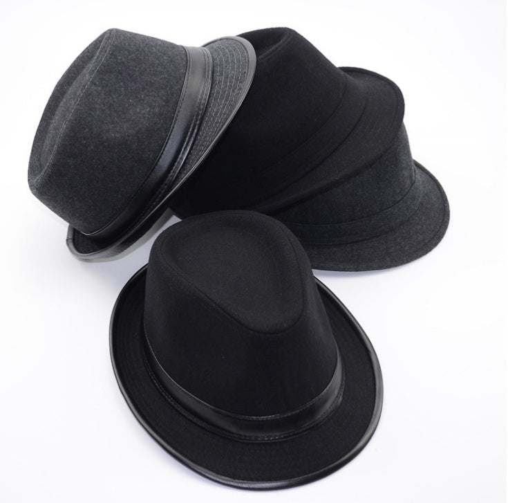British Fashion Men Woolen Top Hat - Urban Caps