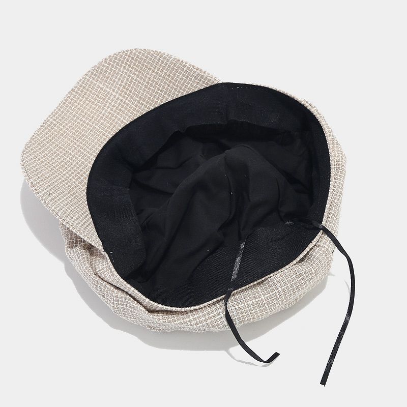 British Style Retro Fashion Light Board Octagonal Cap Women - Urban Caps