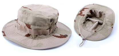 Camouflage Summer Fisherman Outdoor Sunscreen Hat - Urban Caps 