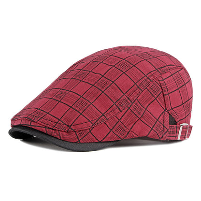Men’s British-Style Cotton Cap – Sunshade & Breathable | Adjustable Fit - Urban Caps 