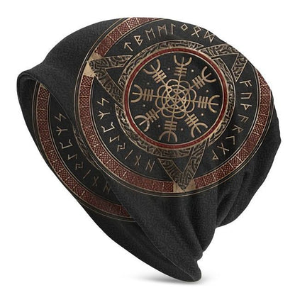 Creative Print Knitted Hat: Fashionable Choice for Men and Women - Urban Caps 