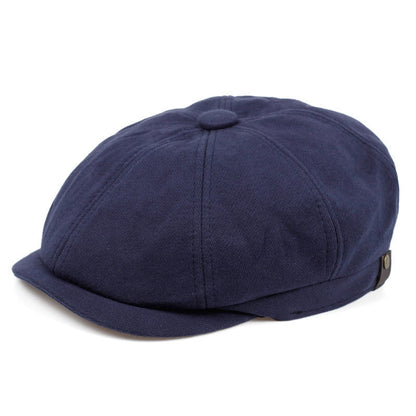Retro Fashion Male British Wild Beret Octagonal Hat - Urban Caps 