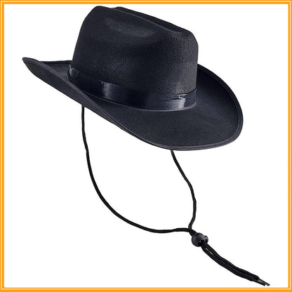 Western Cowboy Hat Ribbon Series String Clip - Urban Caps 