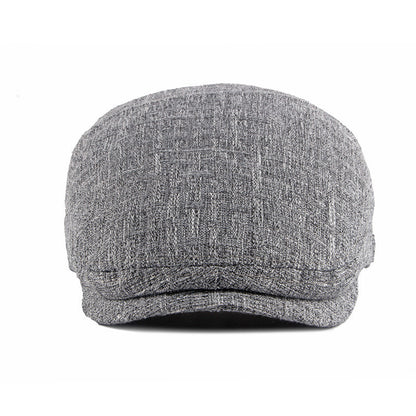 Men’s Lightweight Cotton Sun Cap – Retro British-Style Flat Hat | Breathable Fit - Urban Caps 