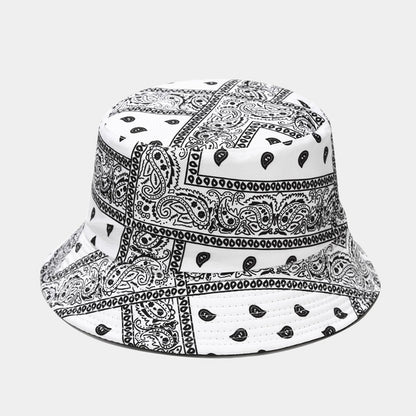 Bandana Print Bucket Hats With Multiple Colorways - Urban Caps 