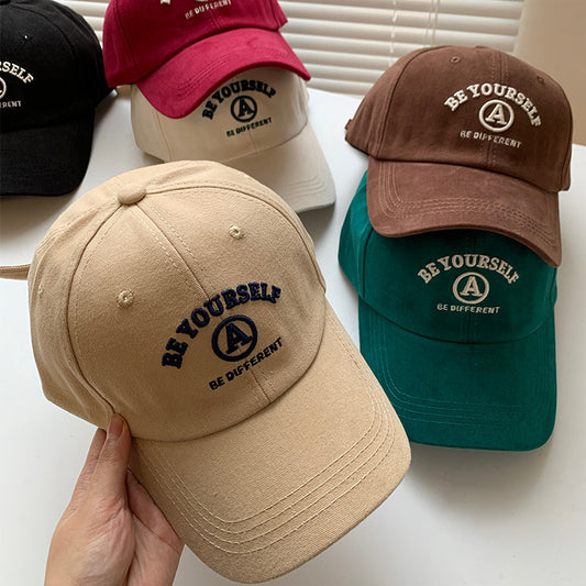Baseball Cap Female Embroidered Couple Face - Urban Caps 