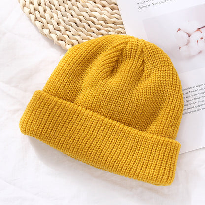 Trendy Dome Autumn And Winter Knitted Woolen Hat - Urban Caps 