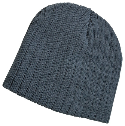 Cable Knit Beanie – Acrylic Knit, Fleece - Lined Brow Band, One Size Fits Most - Urban Caps
