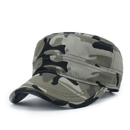 Camouflage Military Flat Cap - Urban Caps