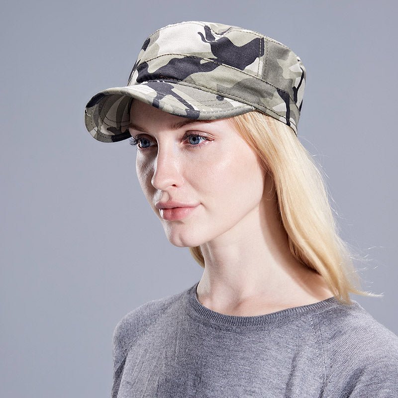 Camouflage Military Flat Cap - Urban Caps