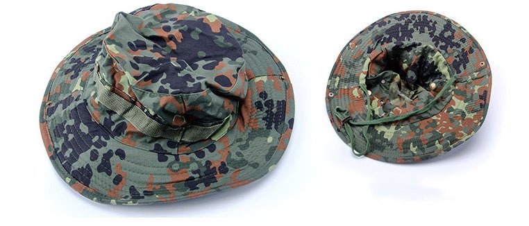 Camouflage Summer Fisherman Outdoor Sunscreen Hat - Urban Caps