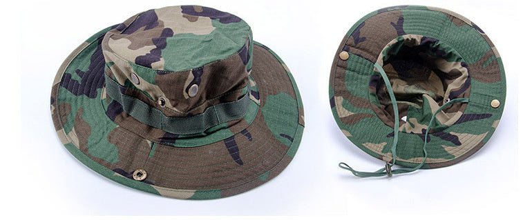 Camouflage Summer Fisherman Outdoor Sunscreen Hat - Urban Caps