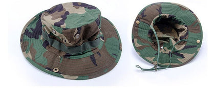 Camouflage Summer Fisherman Outdoor Sunscreen Hat - Urban Caps