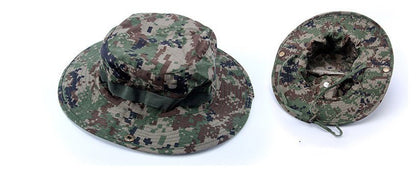 Camouflage Summer Fisherman Outdoor Sunscreen Hat - Urban Caps
