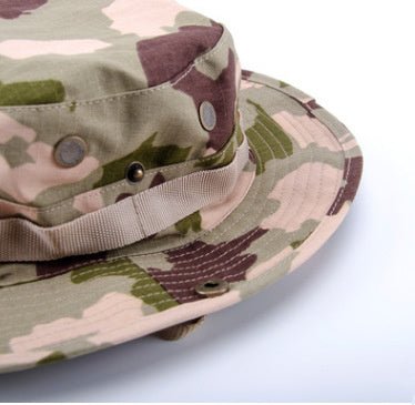 Camouflage Summer Fisherman Outdoor Sunscreen Hat - Urban Caps