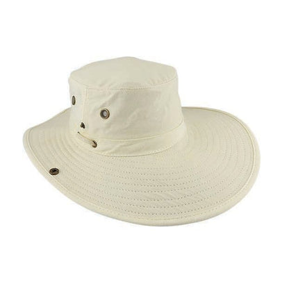 Canvas Yachting Hat with Wide Brim and UPF 50+ Sun Protection - Urban Caps