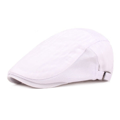 Cap for men ventilation mesh hood youth stripe forward Hat Women's sun protection Beret - Urban Caps