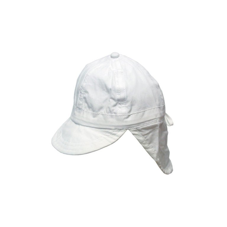 Caspa Baby Cotton Legionnaire Cap with Chin Tie and Adjustable Fit – 3 to 12 Months - Urban Caps