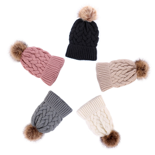 Fashionable Ladies Knit Pullover Warm Woolen Hat - Urban Caps 