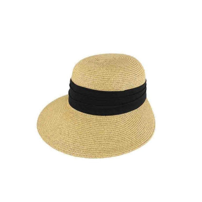 Cecelia Women’s Paper Braid Facesaver Hat with UPF 50+ and Adjustable Fit - Urban Caps