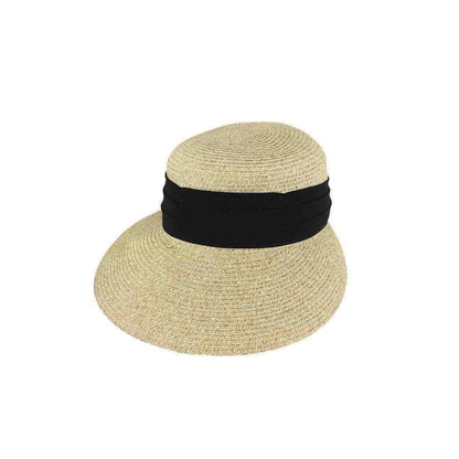 Cecelia Women’s Paper Braid Facesaver Hat with UPF 50+ and Adjustable Fit - Urban Caps