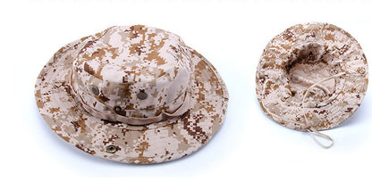 Camouflage Summer Fisherman Outdoor Sunscreen Hat - Urban Caps 