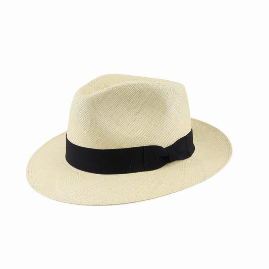 Chicago Men’s Brisa Grade 3 Ecuadorian Panama Outback Hat with Plain Band - Urban Caps