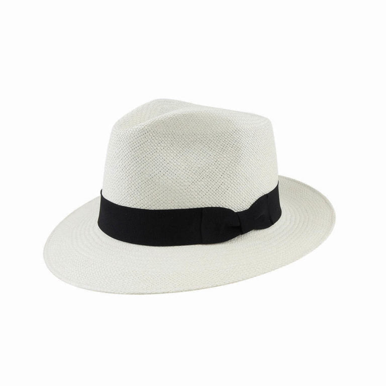 Chicago Men’s Brisa Grade 3 Ecuadorian Panama Outback Hat with Plain Band - Urban Caps