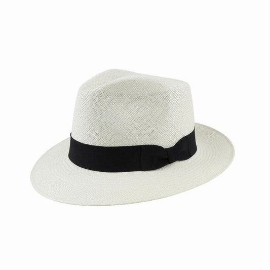 Chicago Men’s Brisa Grade 3 Ecuadorian Panama Outback Hat with Plain Band - Urban Caps