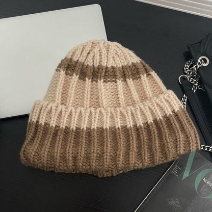 Children’s Winter Beanie with Ear Covers – Warm Knit Hat with Color Block Design - Urban Caps