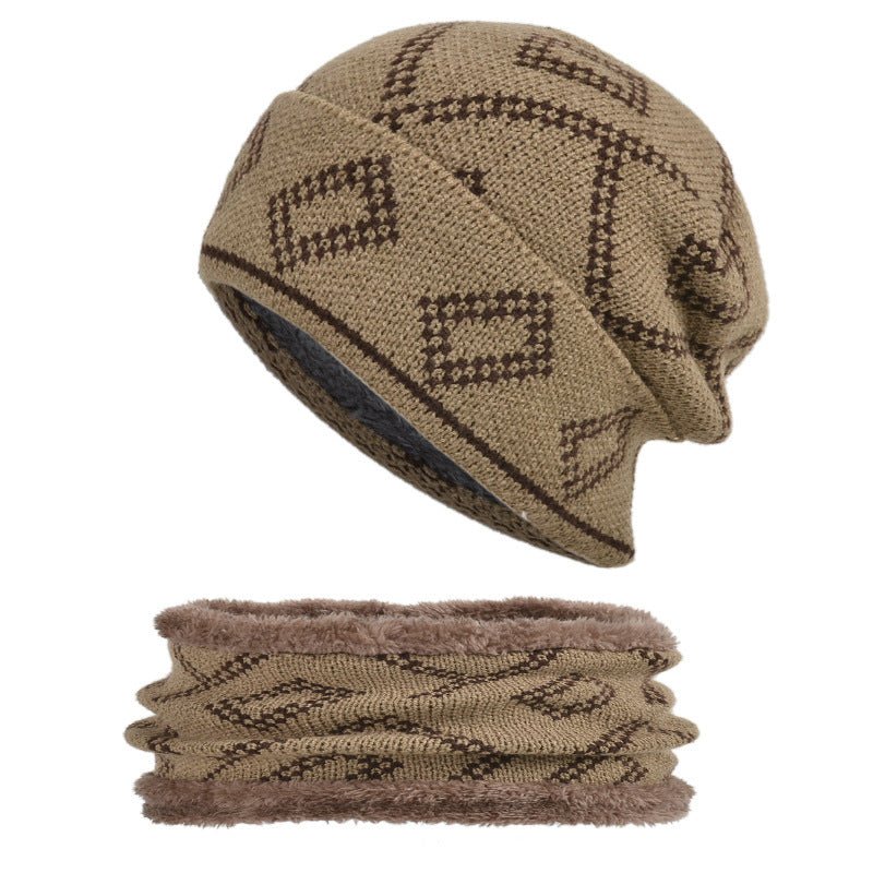 Chunky Knit Beanie – Warm Winter Hat with Thick Square Pattern Design - Urban Caps